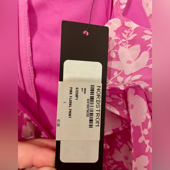 Lulus Pink Floral Mini Dress - Picture 3 of 4